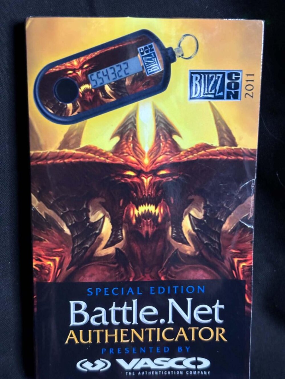Blizzcon 2011 authenticator by Vasco